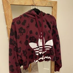 Adidas crop hoodie